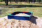 Песочница Пионер ПУ-1.001.01 с уголками для детской площадки