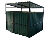 контейнерная площадка скп 063 для 2-х контейнеров тбо 