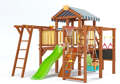детская деревянная площадка савушка baby play priority - 5
