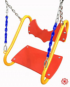 Качели Веселый Непоседа Veresk Flitter на цепях со спинкой  качели веселый непоседа veresk flitter на цепях со спинкой