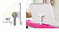 Комплект мебели столик + стульчик с лампой Mealux EVO-17 столешница белая