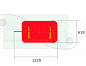 Скамейка детская Паровозик У1 СП221 для игровой площадки