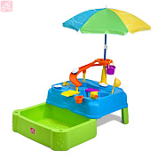 детский столик step2 водопад-2 для игр с водой 414599