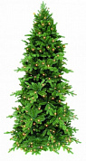 елка искусственная triumph изумрудная зеленая + 2072 лампы 73769 600 см