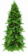 елка искусственная triumph изумрудная зеленая + 648 ламп 73766 365 см
