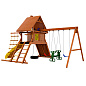 Детский игровой комплекс Sunrisesta NS5 с деревянной крышей