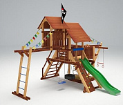детская деревянная площадка савушка люкс  7