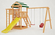 детская деревянная площадка савушка мастер 3 без покрытия