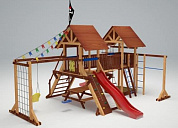 детская деревянная площадка савушка люкс 9