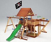 детская деревянная площадка савушка люкс 6