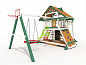 Детский комплекс Igragrad Premium Крепость Фани с рукоходом Дерево модель 1