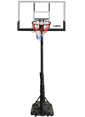 мобильная баскетбольная стойка proxima 50 поликарбонат s025s