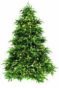 елка искусственная triumph нормандия зеленая + 1712 лампы 73786 365 см