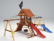 детская деревянная площадка савушка люкс 8