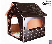 игровой домик mouse house мишка в космосе сборный эко-мдф 060-4