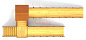 Деревянная зимняя горка Савушка Зима 7.2 с двумя скатами 7,6 и 4,9 метра