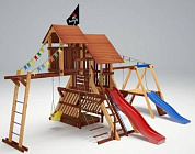 детская деревянная площадка савушка люкс 11
