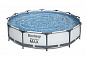 Каркасный бассейн Bestway 56416 BW Steel Pro Max 366х76 см, 6473 л