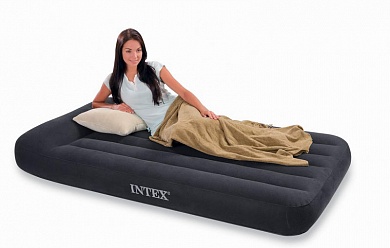 матрас надувной intex pillow rest classic twin 66767