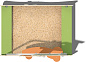Песочница Домик ДС007 для детской игровой площадки